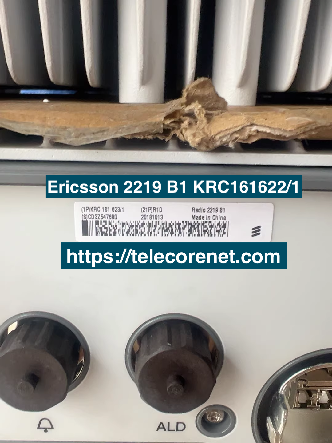 Ericsson 2219 B1 KRC161622/1, original radio unit for LTE/5G base stations, tested quality, fast delivery, bulk purchase support
