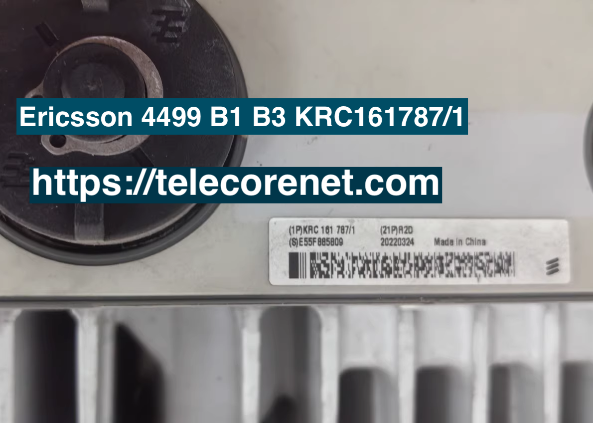 Ericsson 4499 B1 B3 KRC161787/1, original multi-band radio unit for LTE/5G base stations, tested quality, fast shipping, bulk purchase support
