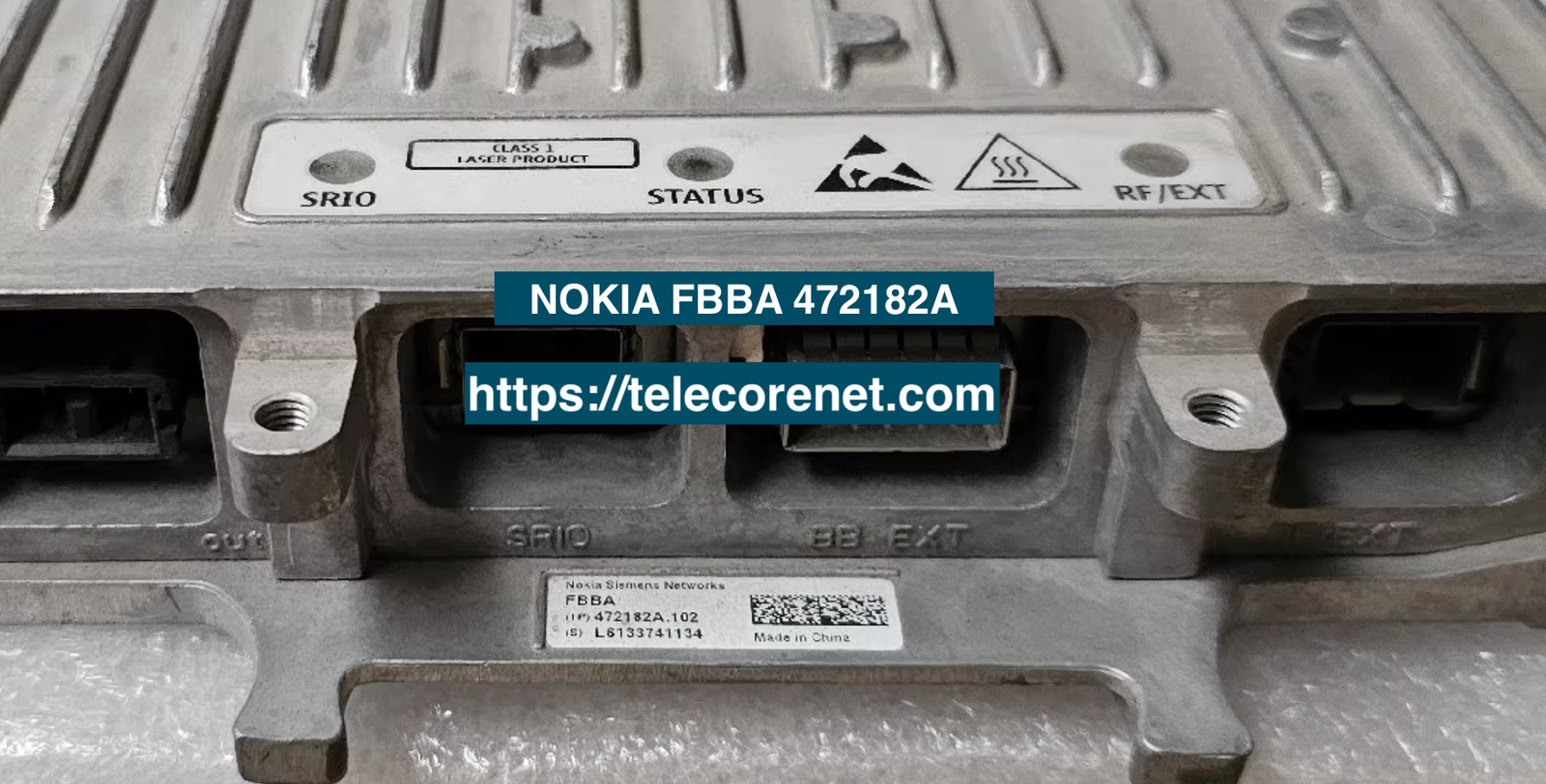 Nokia FBBA 472182A telecom base station module, efficient and durable component for LTE and 5G networks