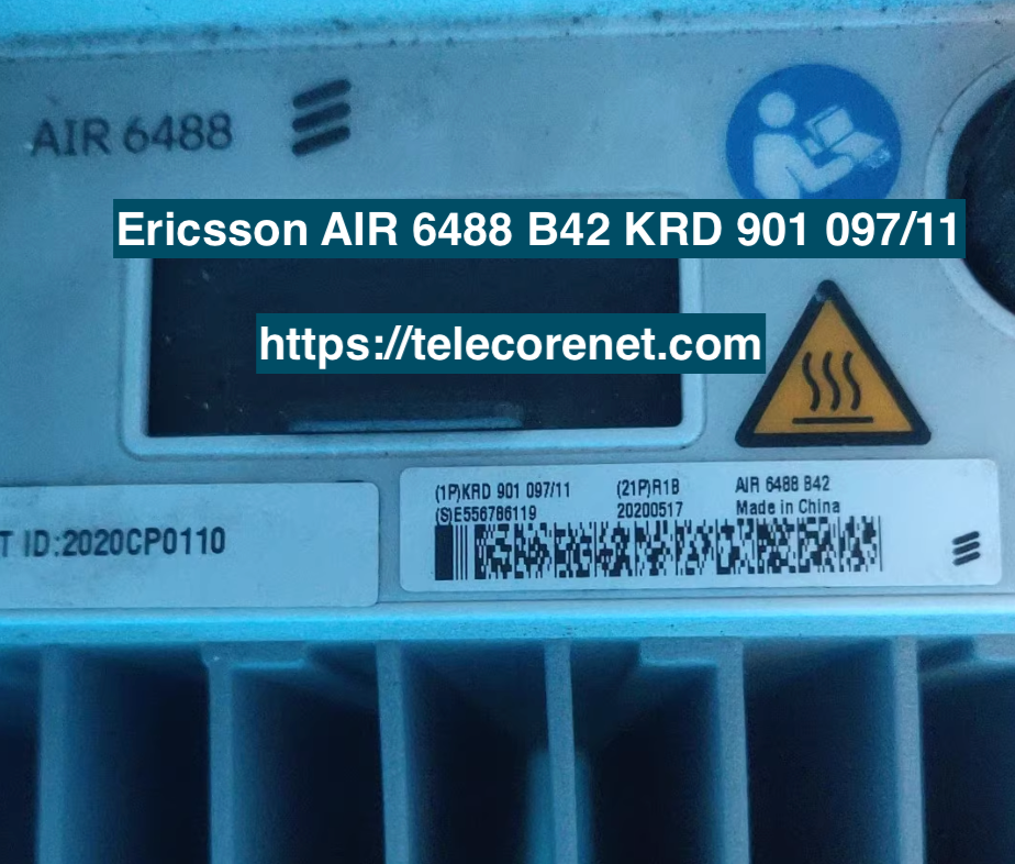 Ericsson AIR 6488 B42 KRD 901 097/11 antenna integrated radio for LTE and 5G networks, tested quality, high efficiency, fast worldwide shipping