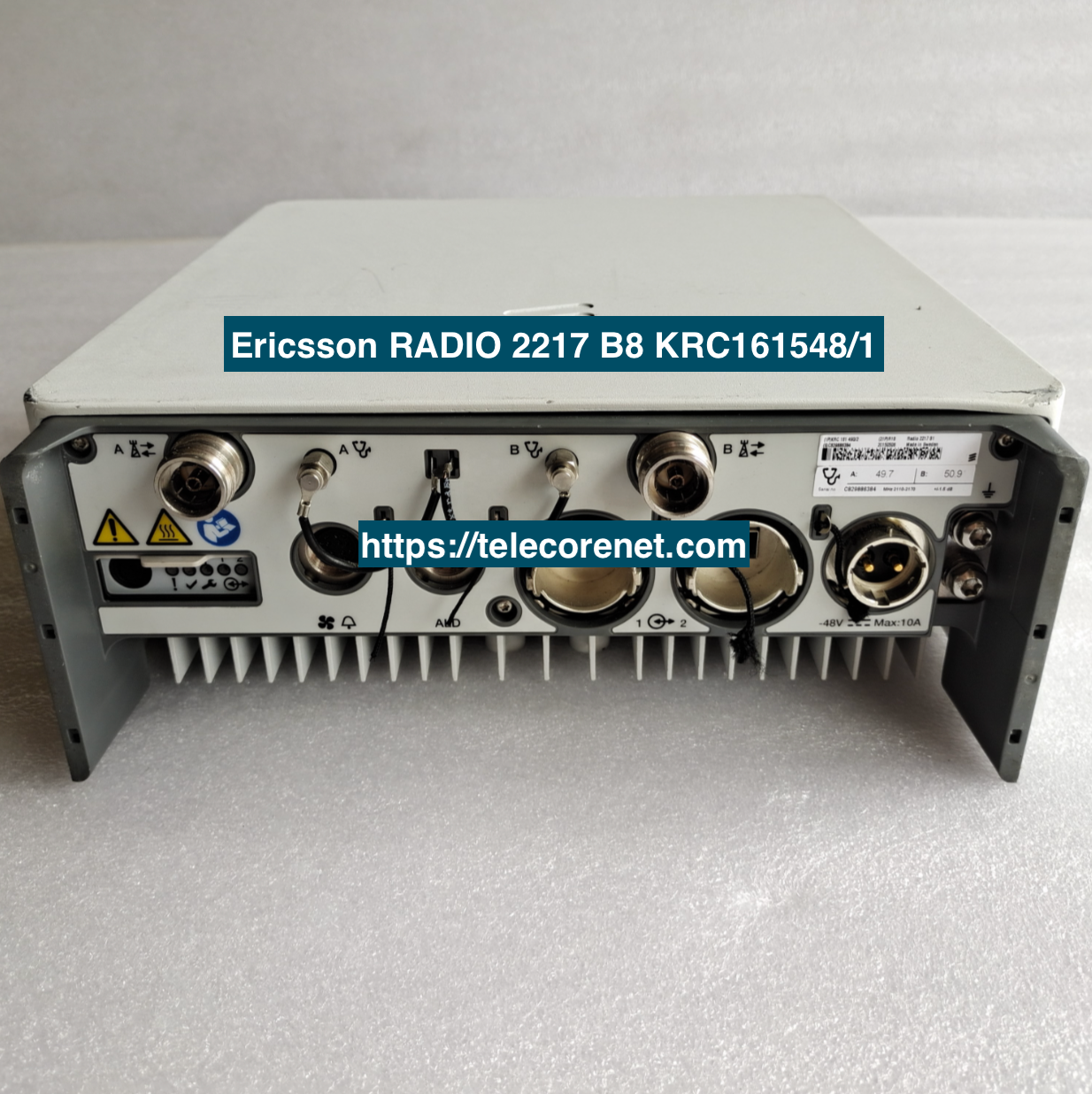 Ericsson Radio 2217 B8 KRC161548/1, original Band 8 radio unit for LTE/5G base stations, tested quality, fast delivery, bulk purchase support