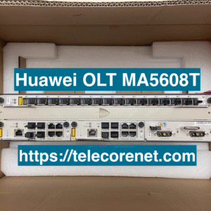 Huawei OLT MA5608T, original compact optical line terminal for FTTx networks, supporting GPON/EPON, tested quality, fast shipping, bulk purchase support