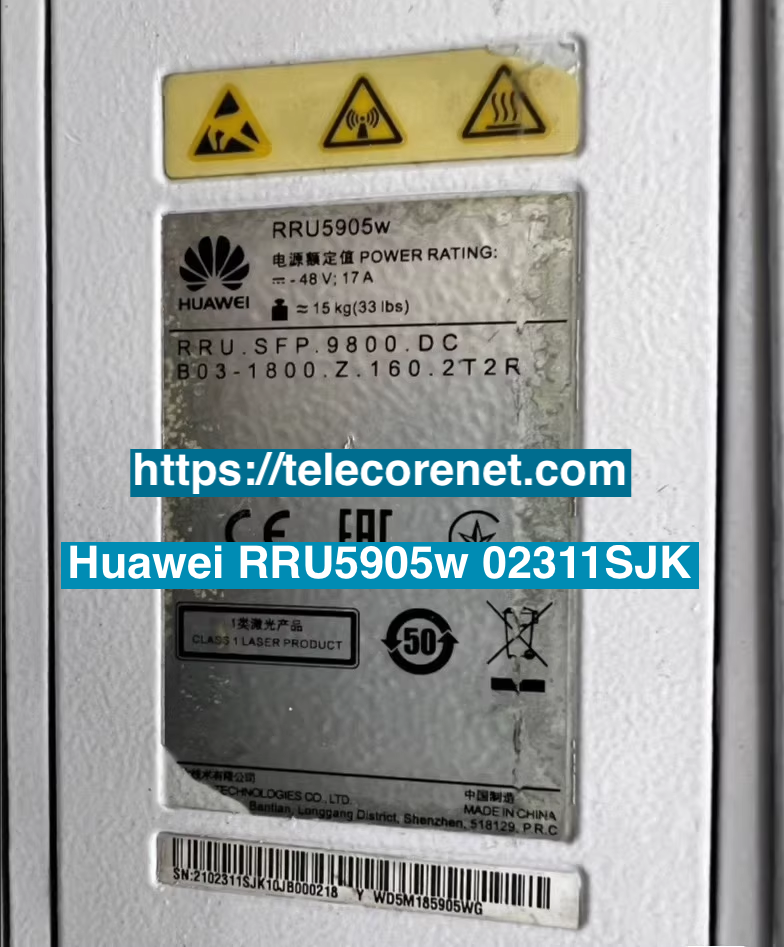 Huawei RRU5905w 02311SJK outdoor remote radio unit