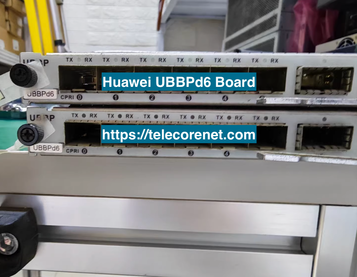 Huawei UBBPd6 Board, original baseband processing unit for Huawei 4G/5G wireless base stations, available for replacement and bulk orders