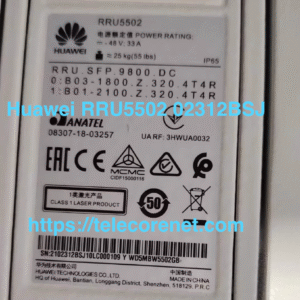 Huawei RRU5502 02312BSJ, original outdoor remote radio unit (4T4R, 1800/2100 MHz), tested quality, fast delivery