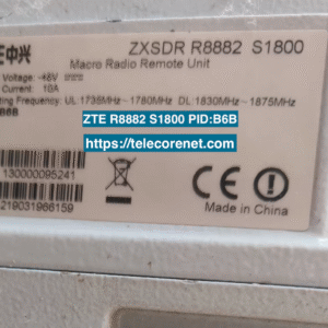 ZTE R8882 S1800 PID:B6B, original radio unit for LTE/5G base stations, tested quality, fast delivery, bulk purchase support